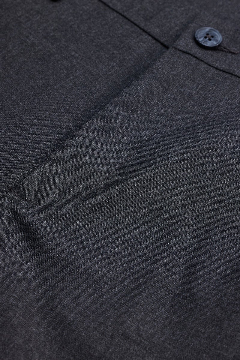 سنيتش بنطلون رمادي مطاطي بتصميم ذاتي - Image 3